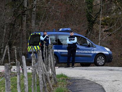 Dispositivo policial en torno al lugar donde Lelandais admitió haber matado a Arthur Noyer