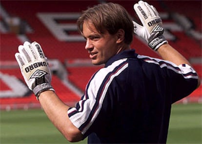 Bosnich, en su etapa en el Manchester United.