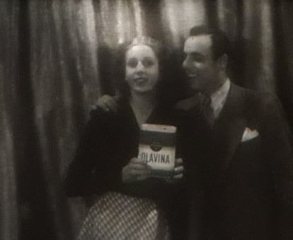 Eva Perón y Claudio Martino