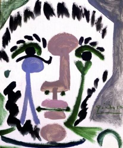 'Cabeza de hombre', de Pablo Picasso.