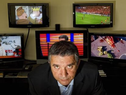 Eugeni Sallent, en su despacho de Televisió de Catalunya.