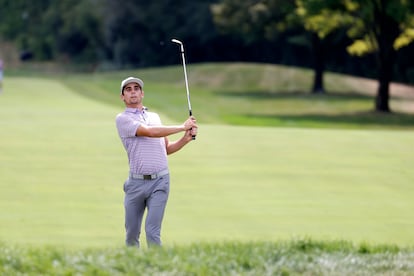 Joaquín Niemann en un torneo en Illinois (EE UU), en agosto de 2020.