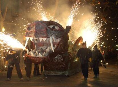 Una de las fotos de la muestra, de Ramon Saumell, retrata el Caramot de El Vendrell.