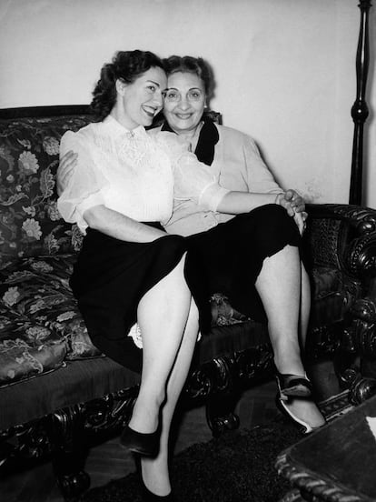 La madre y la hermana de Maria Callas.