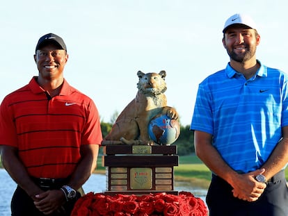 Tiger y Scheffler, con el torneo del Hero World Challenge.