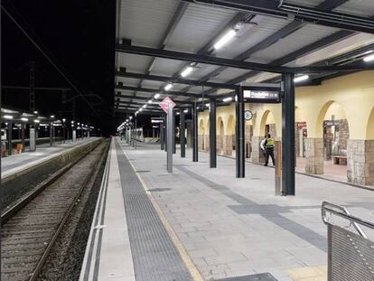 L&#039;estaci&oacute; de Granollers, amb les obres finalitzades.