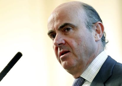 Guindos, en la presentación del informe de PWC.