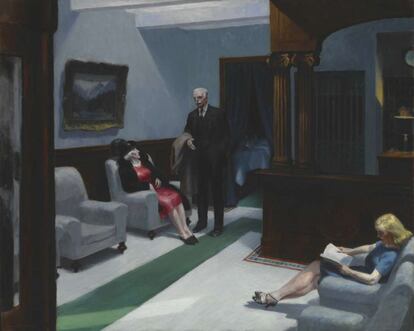 'Hotel Lobby' (1943), de Edward Hopper.