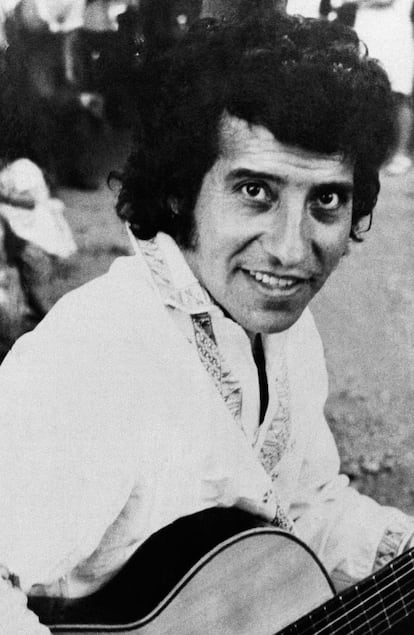 El cantautor chileno Víctor Jara, asesinado en 1973, cuando tenía 41 años.