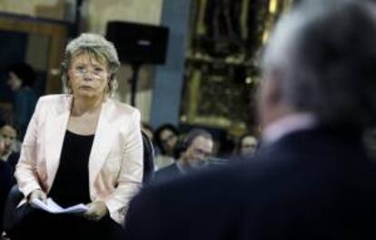 La comisaria europea de Justicia, Viviane Reding. EFE/Archivo
