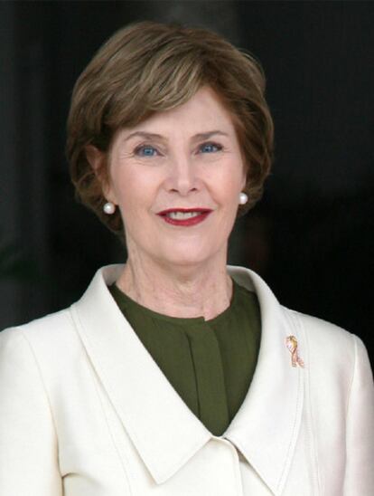 La ex primera dama estadounidense Laura Bush, en una imagen de 2008.