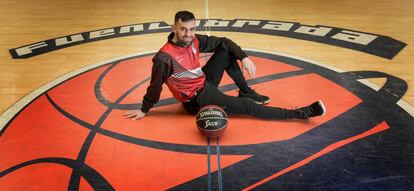 Marko Popovic, en el pabellón Fernando Martín de Fuenlabrada