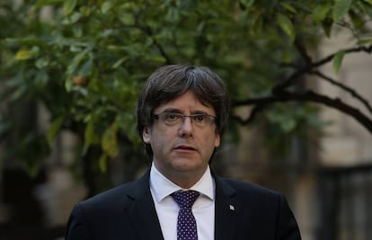 Catalan premier Carles Puigdemont has not backed down from his secession plans.