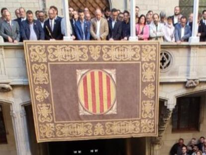 El  president  recibe en el Palau a la mayoría de alcaldes catalanes que rechazan la sentencia del  procés 