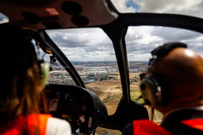 Viaje VIP en helicóptero por Madrid. Alvaro García