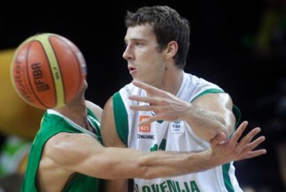 Goran Dragic, con Eslovenia, durante el pasado Eurobasket.