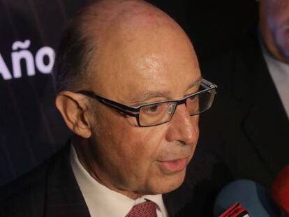 GRAF3096. MADRID, 01/03/2018.- El ministro de Hacienda y Función Pública, Cristóbal Montoro, durante una reciente comparecencia ante la prensa. 