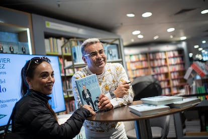 Jorge Javier Vázquez, durante la firma de su nuevo libro el 12 de noviembre en Madrid. 