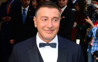 El dise&ntilde;ador italiano Stefano Gabbana.