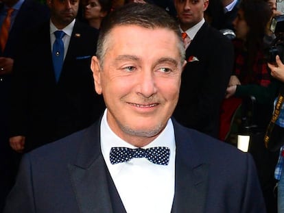 El dise&ntilde;ador italiano Stefano Gabbana.