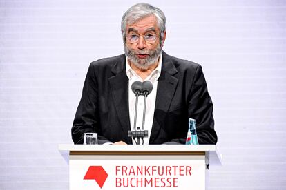 Antonio Muñoz Molina, en su discurso en la inauguración de la feria de Fráncfort.