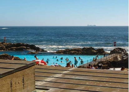 Las piscinas de Siza, en la playa de Leça da Palmeira, a las afueras de Oporto.