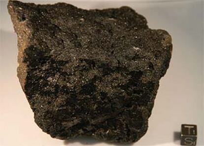 La roca fue lanzada hacia la Tierra hace 11 millones de años.