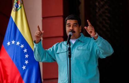 Nicolás Maduro tras su encuentro con Evo Morales