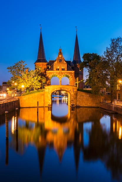 La Waterpoort de Sneek, construida en 1613.