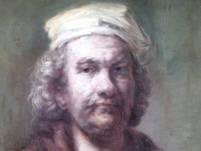 Falso 'Autorretrato' de Rembrandt que se guarda en los almacenes del Museo del Prado.