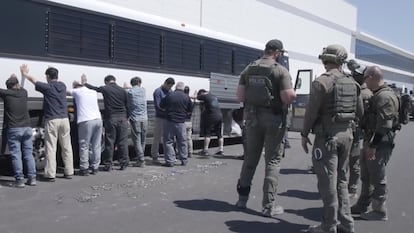 Redada en la planta de fabricación de Hyundai, el 4 de septiembre.