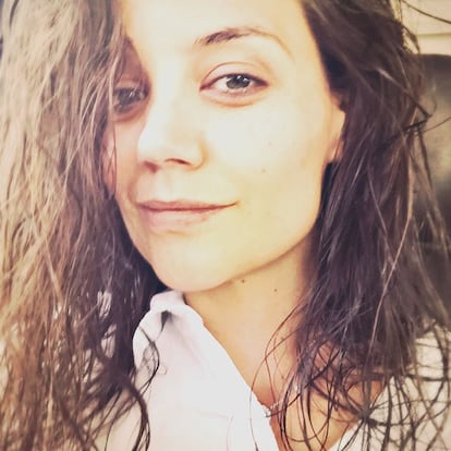 Con esta foto a cara lavada, la actriz Katie Holmes ha conseguido más de 14.000 'me gusta' en su cuenta de Instagram, una plataforma cada vez más utilizada por los famosos para mostrar su vida más privada.