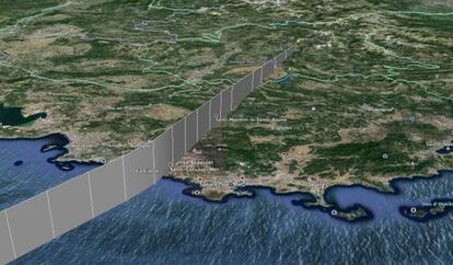 Trajectòria de l'avió segons Airlive.net.