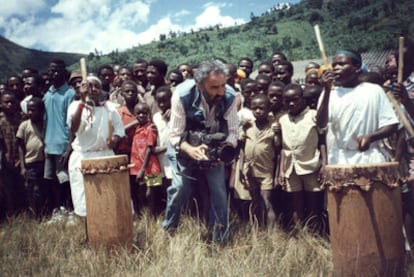 Jesús Mata, durante la guerra de Ruanda.