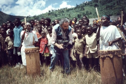 Jesús Mata, durante la guerra de Ruanda.