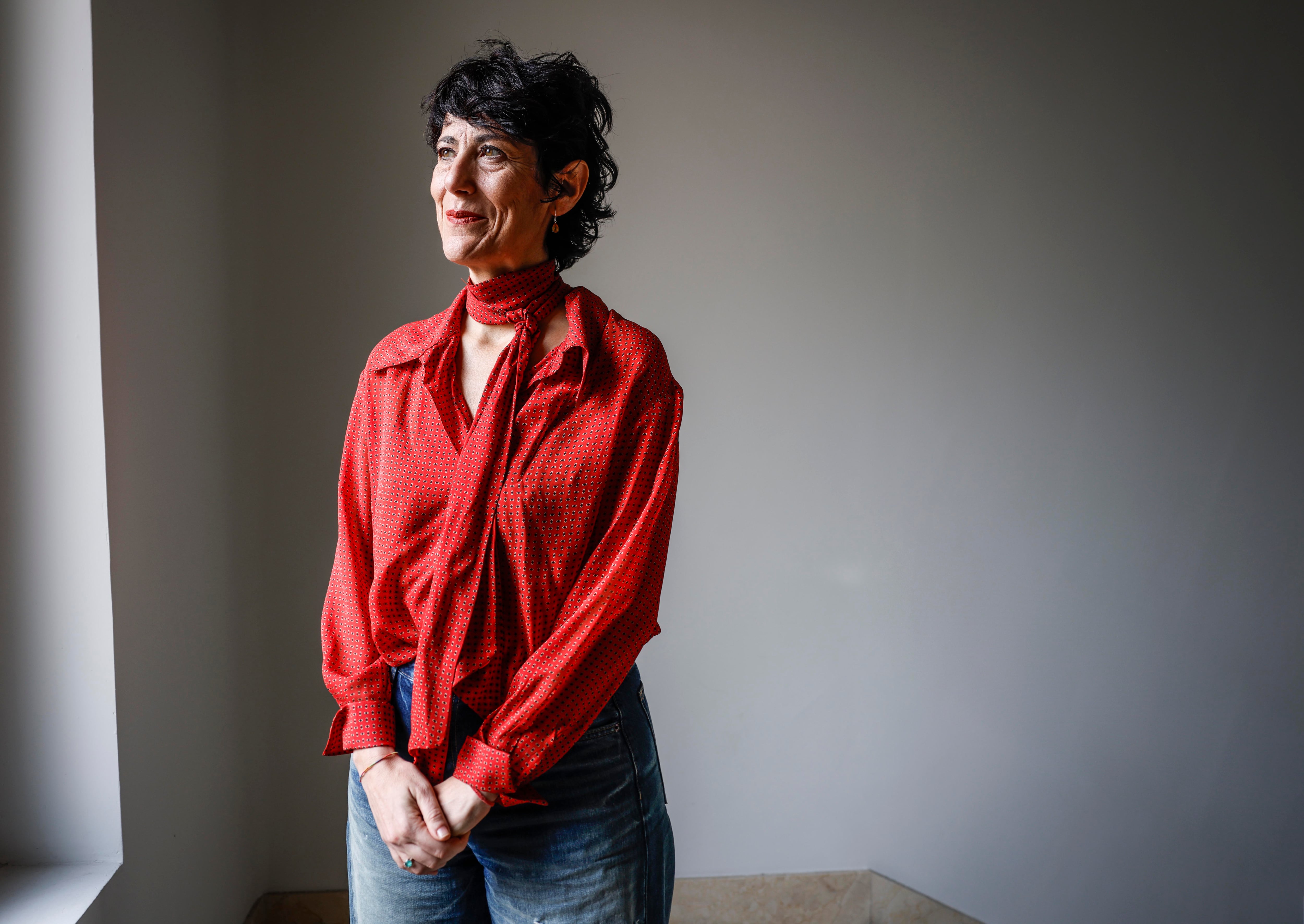 Elma Saiz, ministra de Seguridad Social, este viernes en el ministerio.