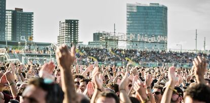 El Parc del Fòrum de Barcelona en la edición de 2022 del festival. /PRIMAVERA SOUND