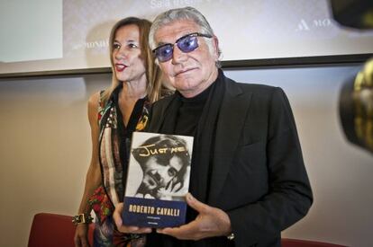 Roberto Cavalli, en la presentaci&oacute;n de su biograf&iacute;a.