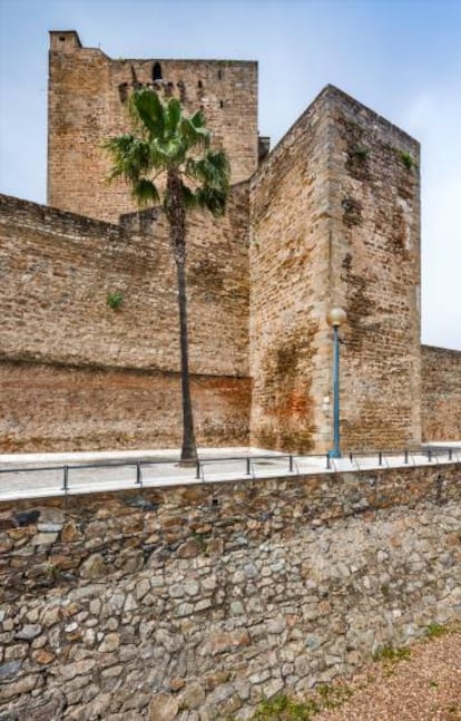 El alcázar de Olivenza (Badajoz).