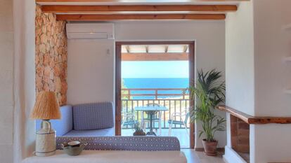 Vista desde el interior de uno de los Apartamentos Nort.