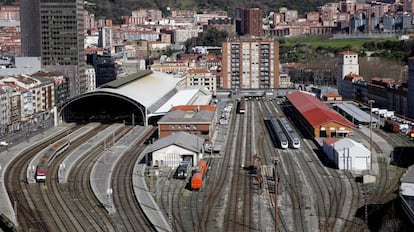 Imagen de la estaci&oacute;n de Abando en Bilbao (archivo). 