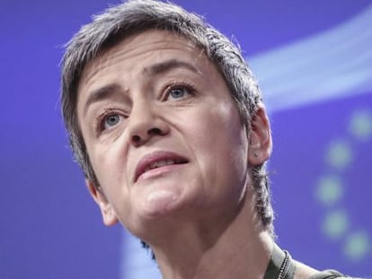 La comisaria europea de Competencia, Marghette Vestager.