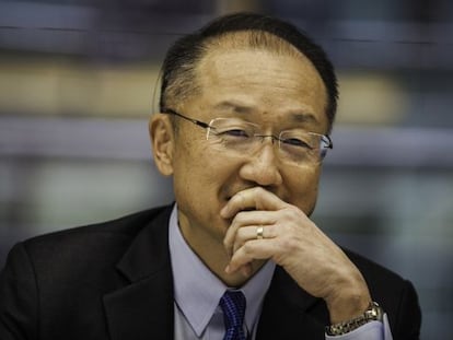 Jim Yong Kim, presidente do Banco Mundial, esta semana em Washington.