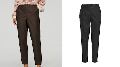 Pantalones y faldas efecto cuero