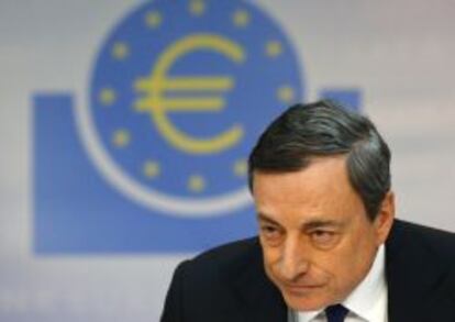 Mario Draghi, presidente del BCE. 