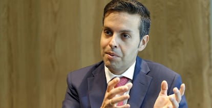 Fernando Hernández, durante un momento de la entrevista