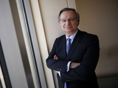 El consejero delegado de Accenture, Pierre Nanterme, fotografiado en las oficinas de la empresa en Madrid.