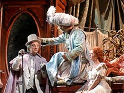 Representación de la ópera <i>Il turco in Italia</i> en Pesaro.
