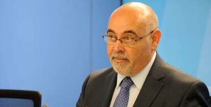 José Antonio Pastor, este miércoles, en el Parlamento vasco.