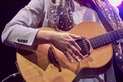 Rufus Wainwright, en un momento de su concierto en Madrid.